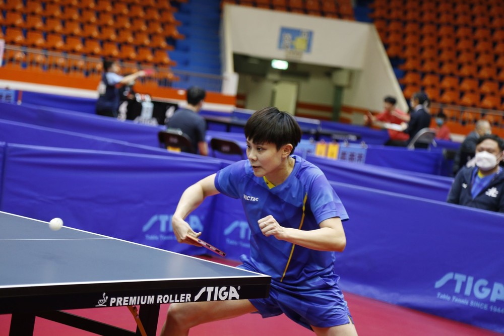 鄭怡靜代表臺北市出戰本屆全運會。攝影 / 孫紀涵