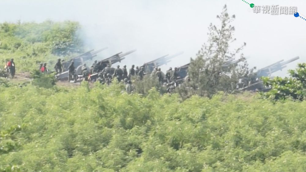 漢光DAY4反登陸作戰 屏東50門重砲齊發