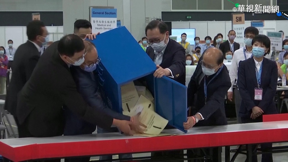 港選委會改組投票 現場維安比選民多