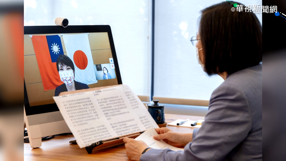 蔡英文視訊高市早苗 大聊疫苗.國防.經濟