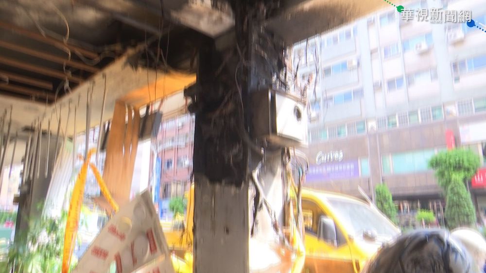 疑用電過量致超載 接電箱竄火驚爆