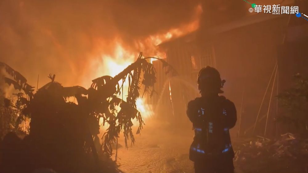 宜蘭1工廠大火 存放蠟燭倉庫疑起火點