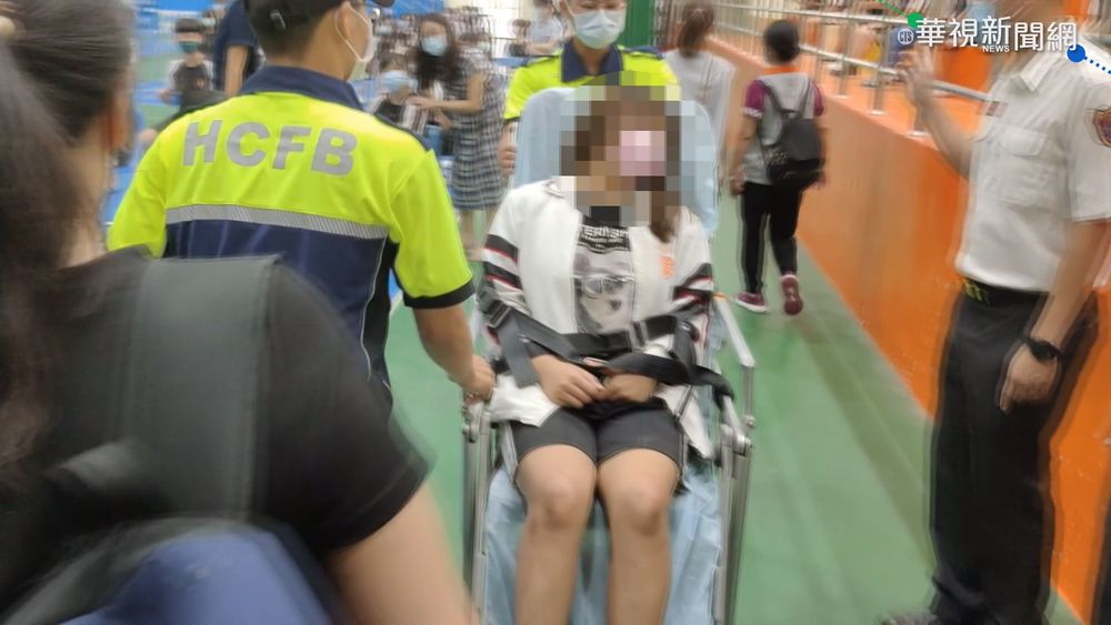 BNT校園開打 新竹女高中生暈針不適