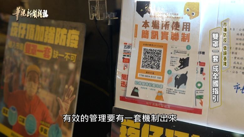 雙罩一套 成全國指引｜市場防疫 借鏡基隆｜華視新聞雜誌