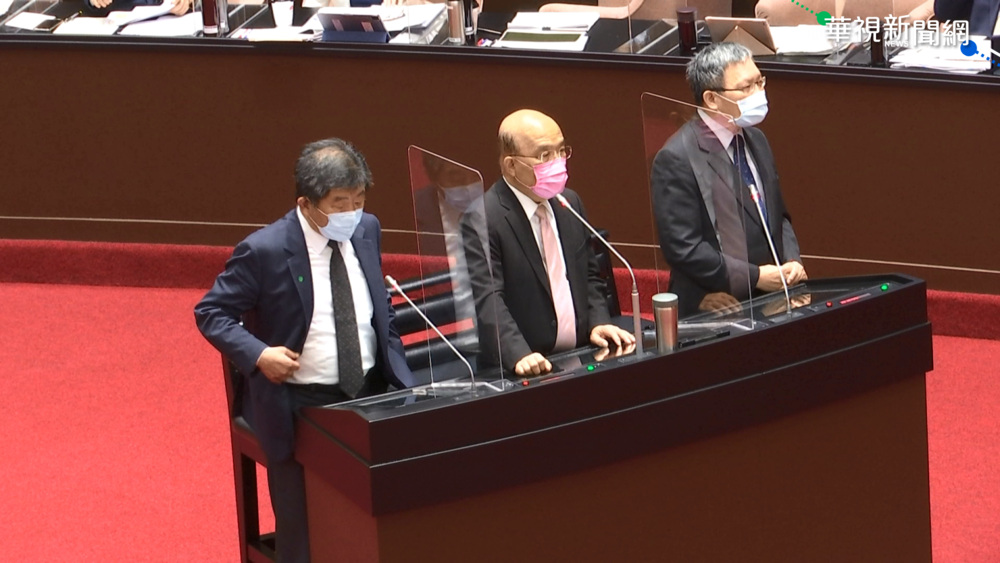 立委轟陳時中"為3+11下台" 蘇揆:這不對