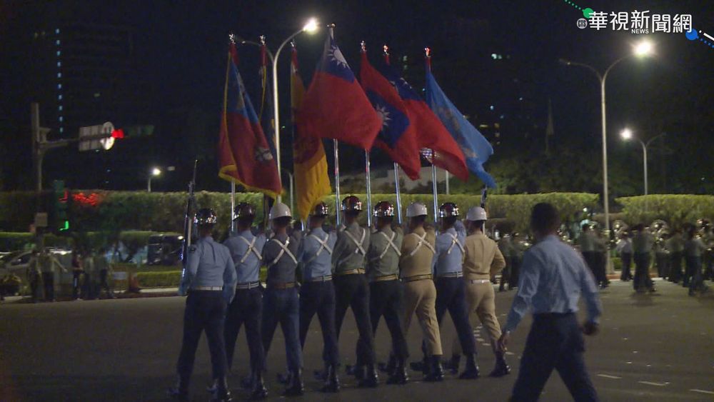 110年國慶大會彩排 深夜登場防擾民