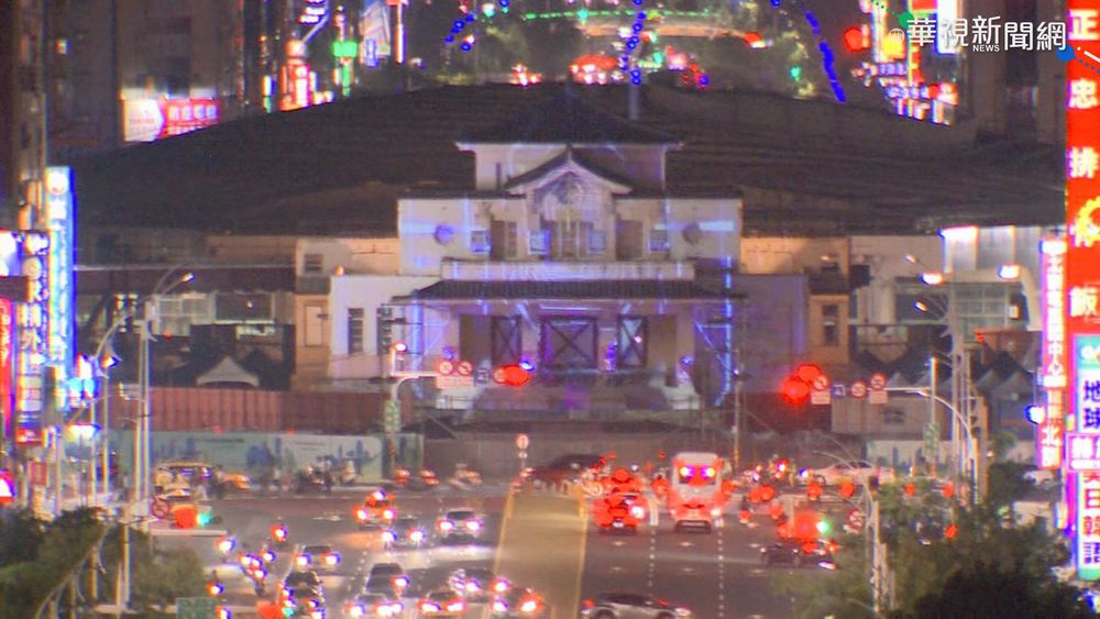 舊驛光雕秀像"紙紮屋" 民眾:毛骨悚然