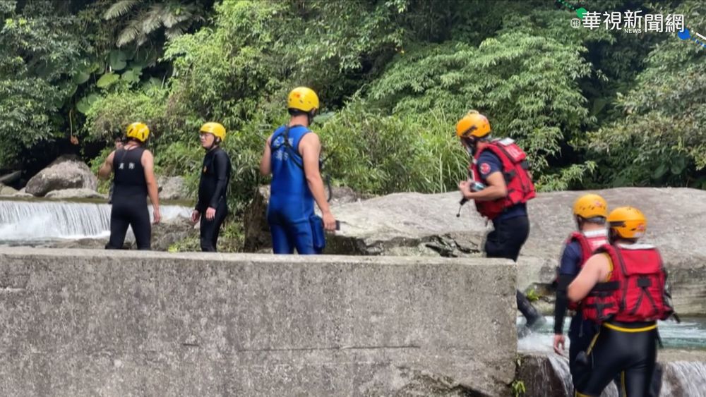 男遊砂婆礑溪跌倒骨折 20警消上山救援