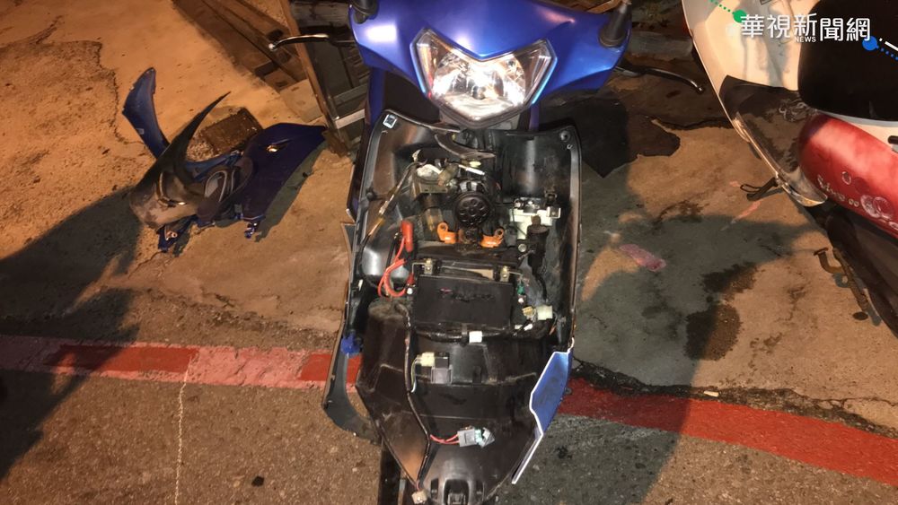 澎湖騎士躲警攔查 自撞護欄喪命