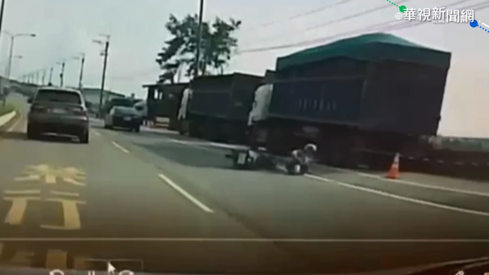 賊偷電纜線落車道 絆倒女騎士害摔車