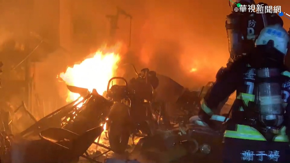 台中民宅火1.2樓燒毀 屋主妻枉送命