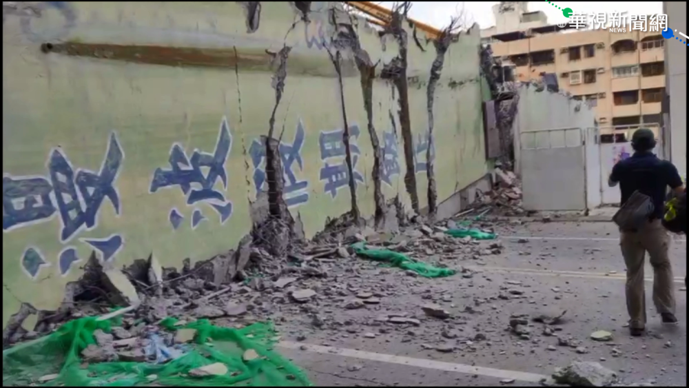 漫波飯店倒塌橫躺馬路 拆除工法出包?!