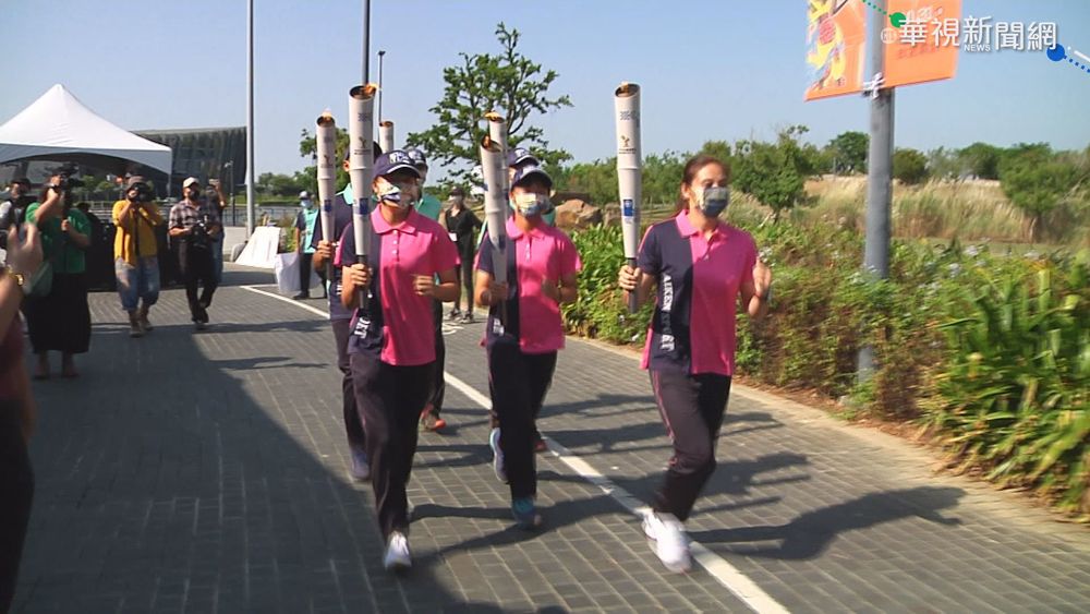 全運會聖火"抵嘉" 明年嘉縣接棒全民運