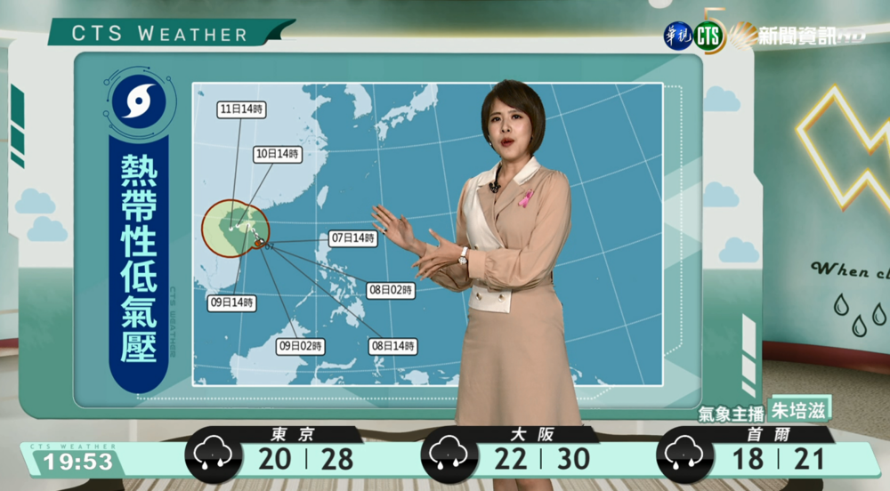 東臺偶陣雨清晨局部雨勢大 西臺多雲到晴午後零星雷雨