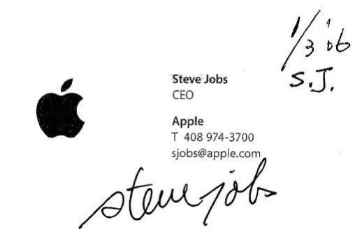 賈伯斯逝世10周年 郭台銘曝親筆簽名名片