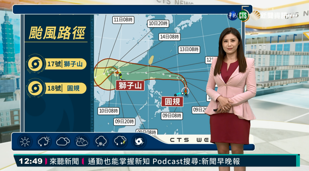國慶連假出遊去 天氣速報看過來