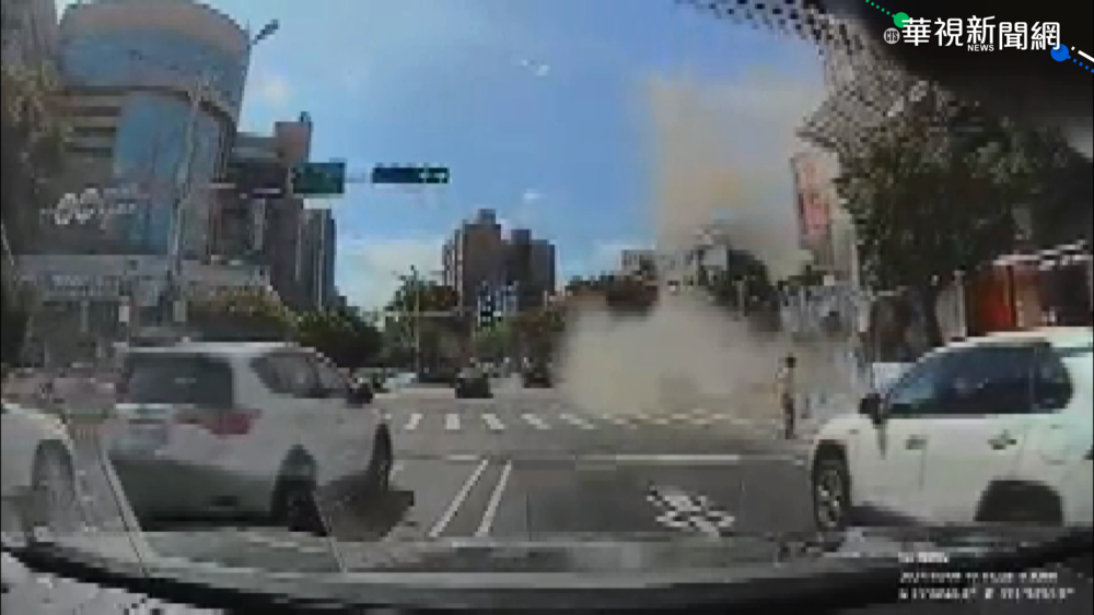 天母突"天降沙塵暴" 駕駛直擊嚇壞!