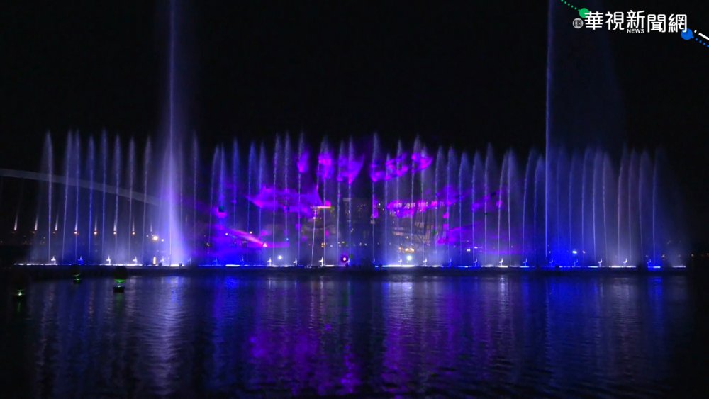 無人機.3D水舞 故宮南院海空秀慶雙十
