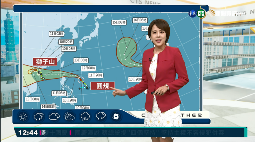 東邊偶雨西邊晴 晚起北臺灣水氣增