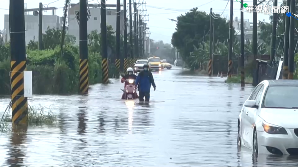 圓規外圍環流強勁雨 台東縣"泡水中"