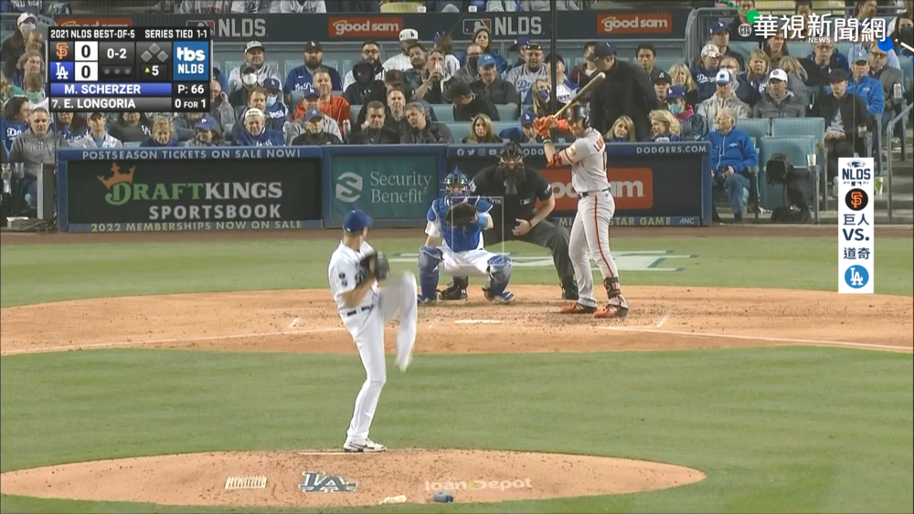 Pederson代打3分砲 勇士勝釀酒人聽牌