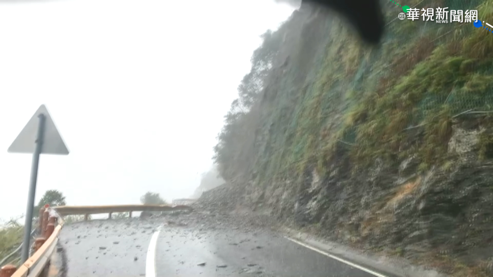 外圍環流持續發威 花蓮路.橋受損嚴重