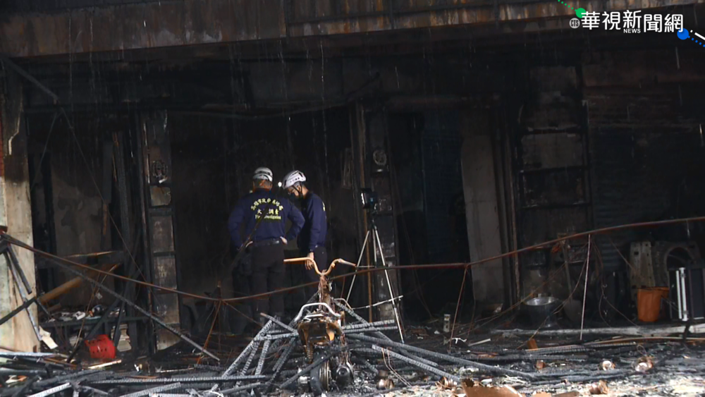 9樓逃往地下室 住戶踹安全門爬出火場