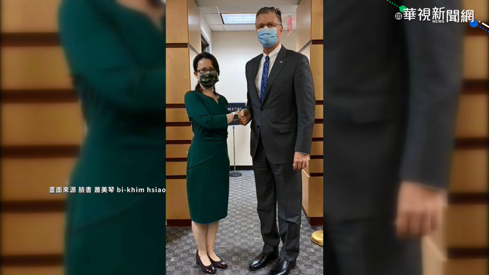 強化台美關係 蕭美琴與美國務次卿會面