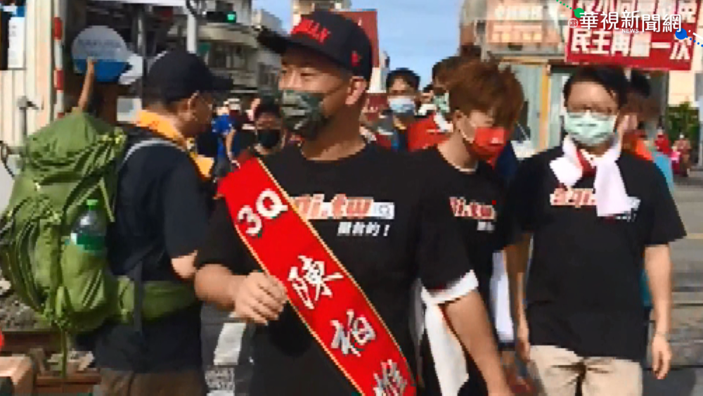 罷免倒數黃金週日 陳柏惟步行到腳痛