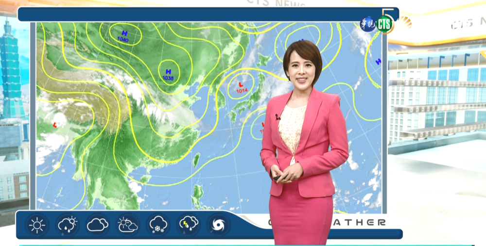 氣溫續回升早晚仍涼 晚起迎風面降雨稍增