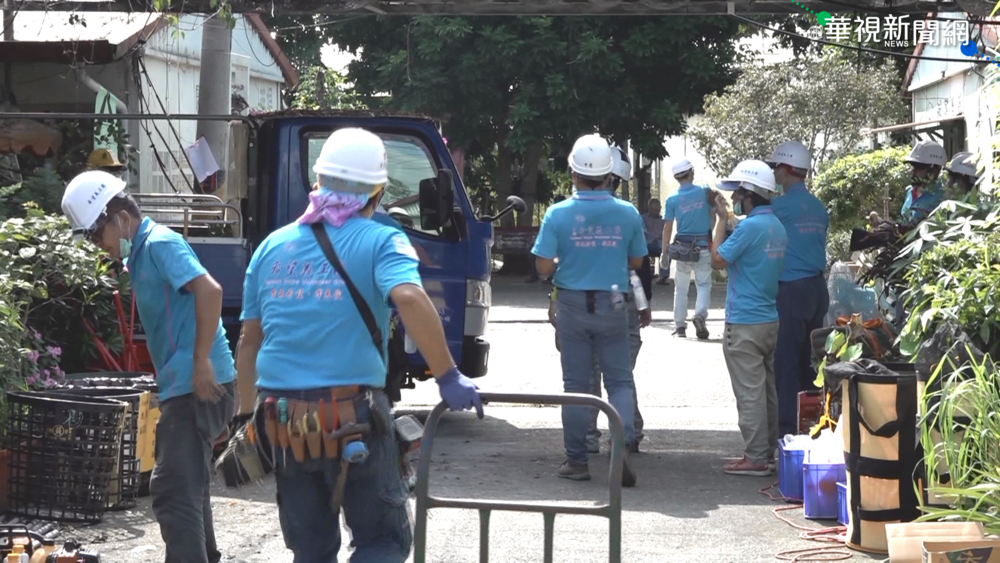 【台語新聞】台灣希望義工團 整修長青村組合屋