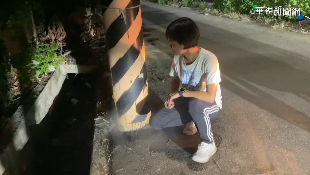 嘉義大崙村電桿冒白煙 內線破裂釀禍