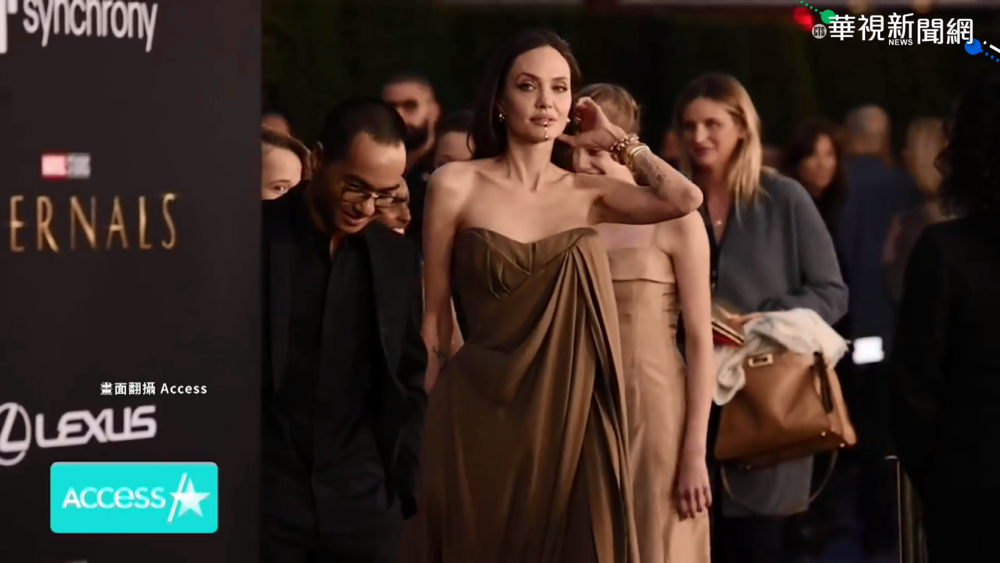 漫威"永恆族"首映會 裘莉帶5子女走紅毯