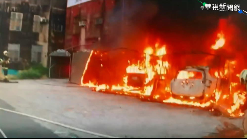 車起火延燒民宅 縱火? 油箱口被打開