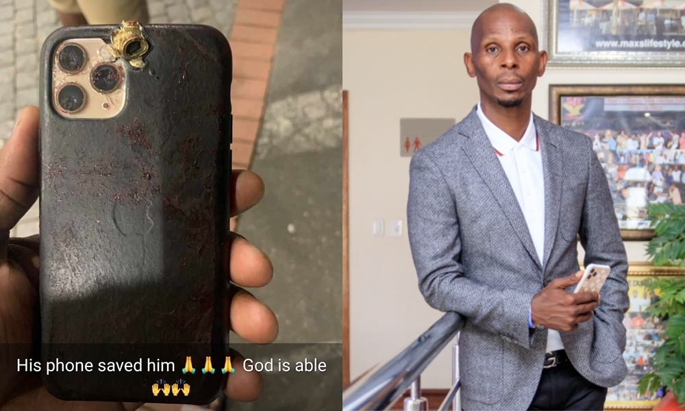 超幸運！他通話突遇槍擊 靠手機擋子彈保命