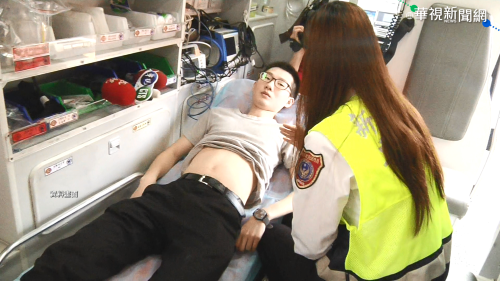 女突發過度換氣症 警開巡邏車急送醫