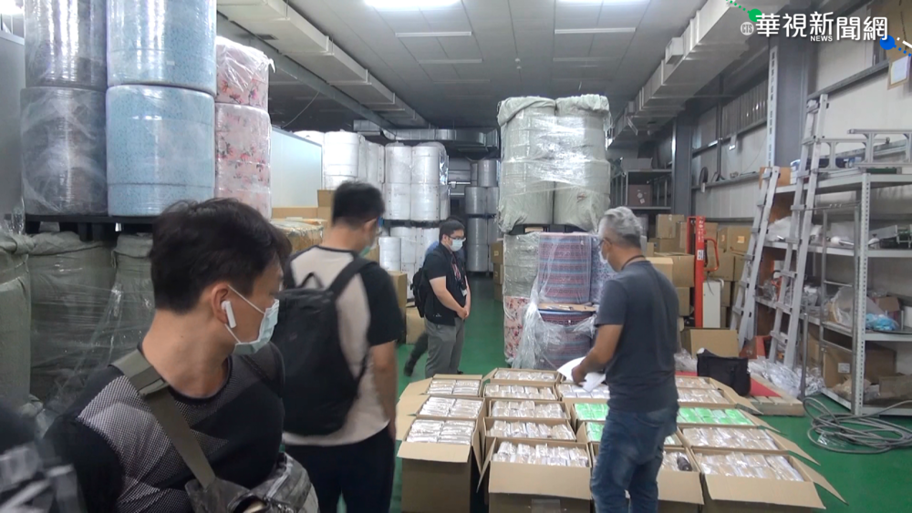 台中1工廠偽造醫療口罩 查獲47萬片!
