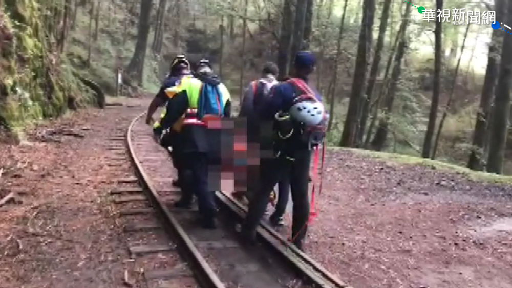 阿里山眠月線登山客墜橋 吊掛救起不治