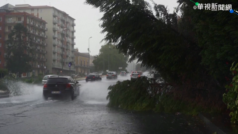 地中海颶風豪雨成災 義大利南部1死