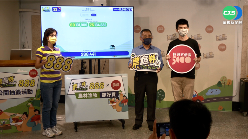 農遊券第3抽! 身分證尾數"60.75"中籤