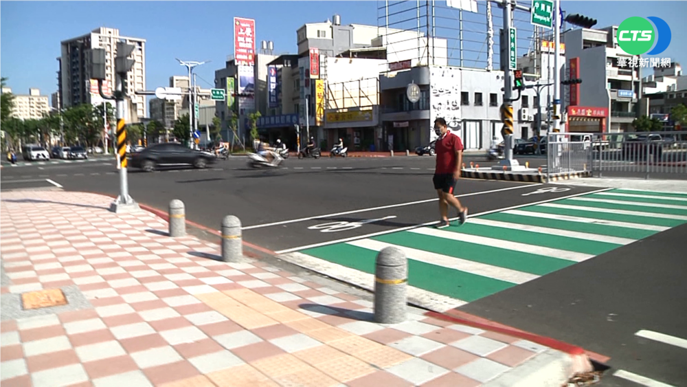 苗栗道路改善 "Z字行人穿越道"防事故