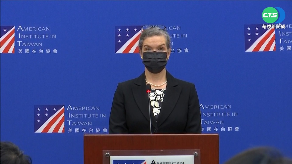 孫曉雅首場記者會 重申美台關係堅若磐石