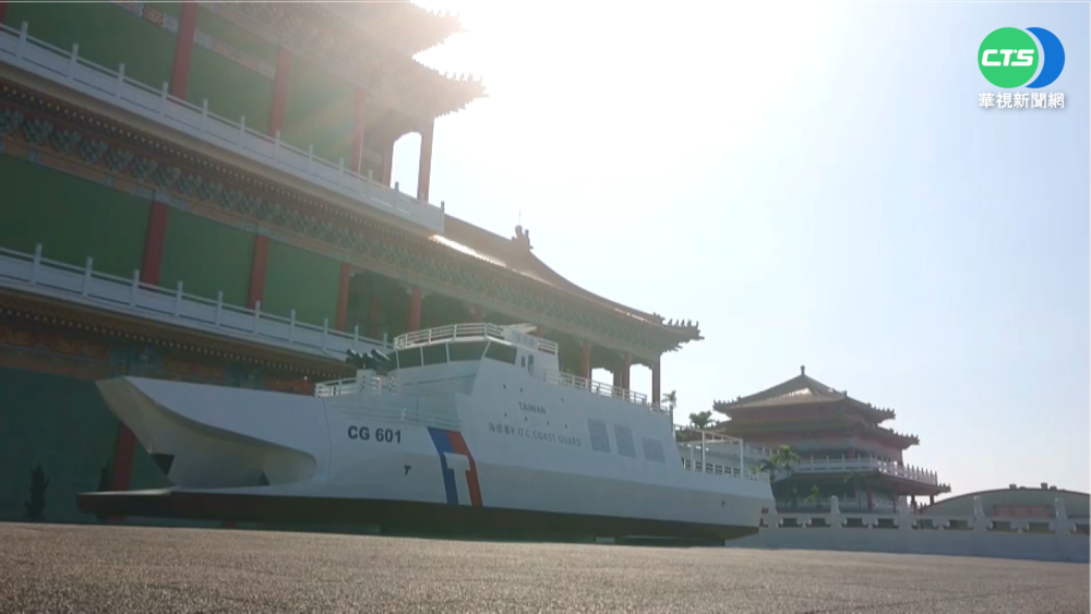 國慶縮小版"安平艦" 在台南聖母廟展出