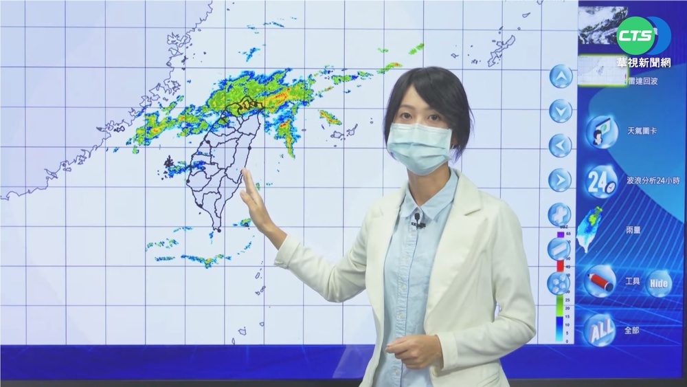 東北風影響 北.東北部天氣不穩有雨