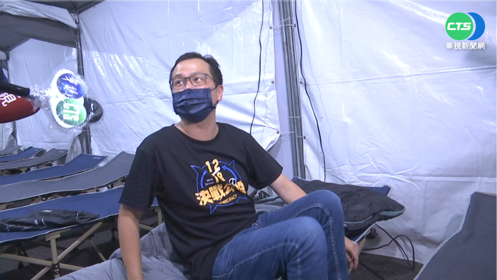 迎戰公投案! 羅智強今起夜宿凱道49天