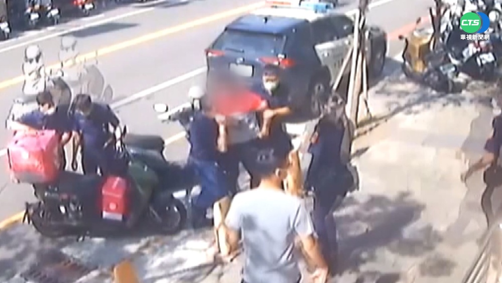 外送員酒駕暴走飆罵 警動員6人壓制