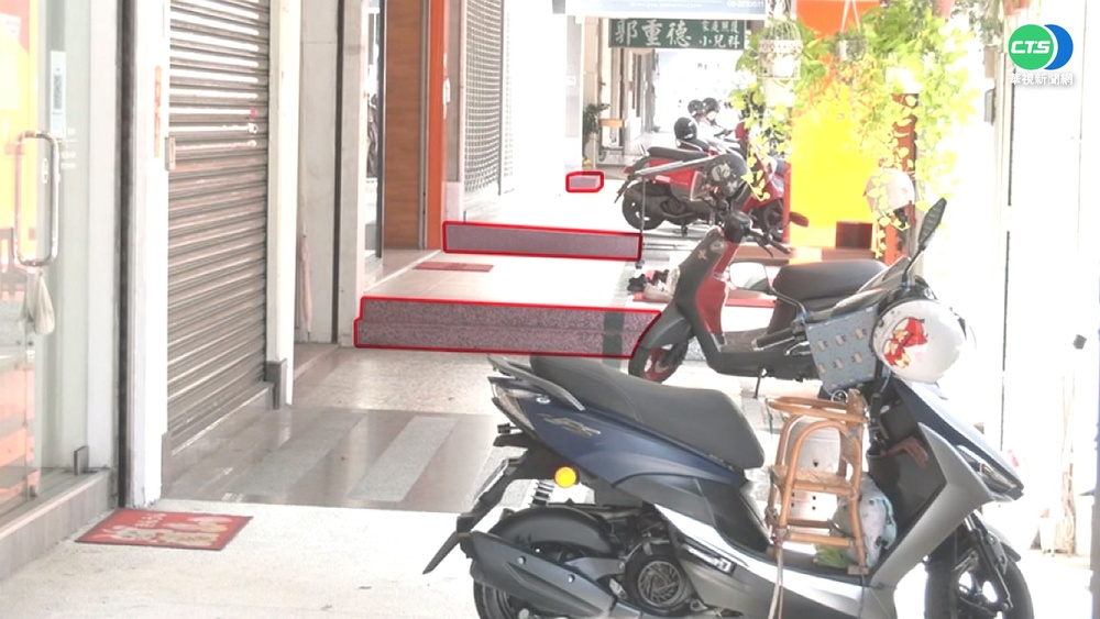 台南鬧區騎樓高低差難行 民眾抱怨連連