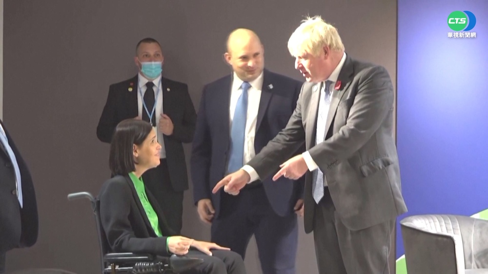 氣候大會以國部長輪椅遭擋 強森親道歉