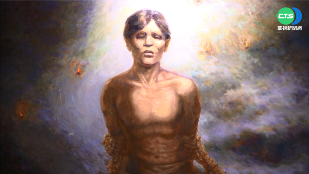 致敬受難者 江懿亨以畫作補綴228缺頁