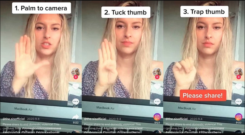 （「540」手勢。翻攝自《商業內幕》）